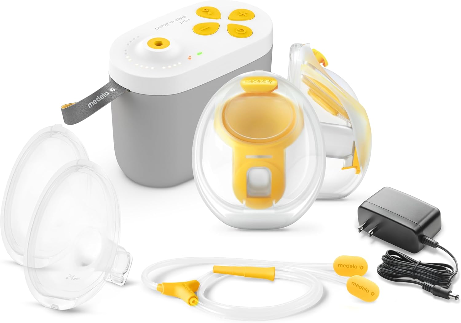 New Medela Pump in Style Pro+ Hands-Free Breast Pump, Rechargeable, Wearable, Hospital Grade Breastpump