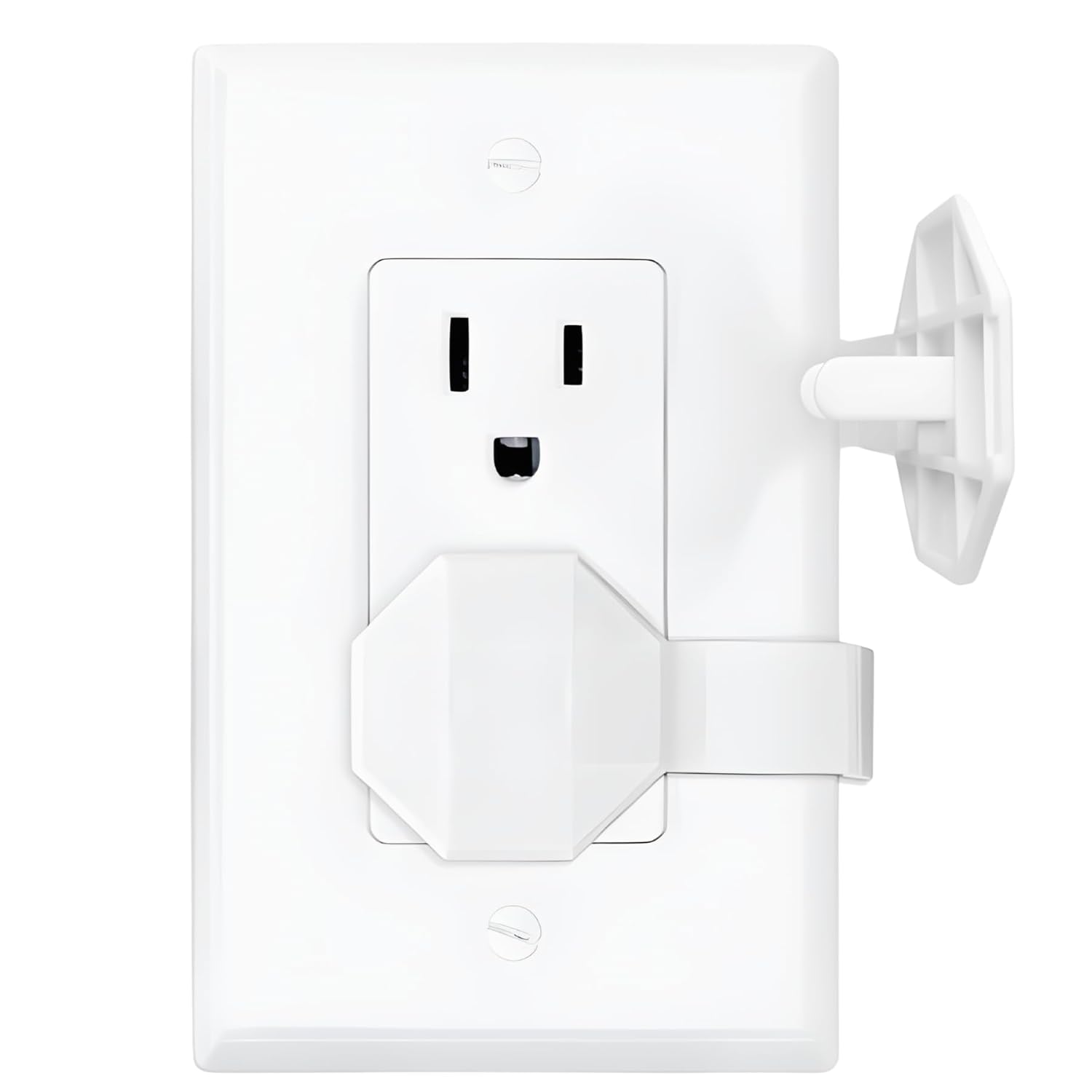 Outlet Covers Baby Proofing (6 Pack) – Always-Connected Child Proof Outlet Plug Covers for Electrical Outlets – Easy Install Baby Outlet Covers, 12-Outlet Coverage
