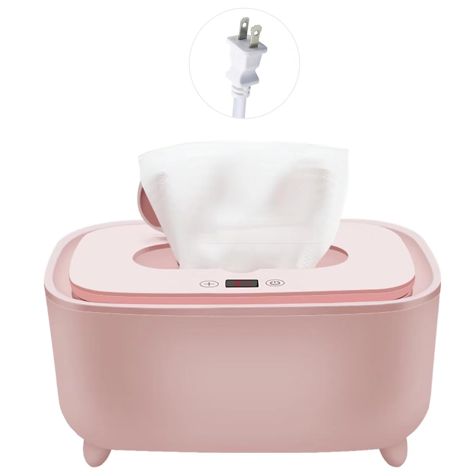 Wipe Warmer – 2025 New Premium Baby Wet Wipes Dispenser, Baby Wipe Warmer for Home Use – Essential Calentador De Wipes para Bebes – Travel Friendly with Direct Plug-in Power Supply