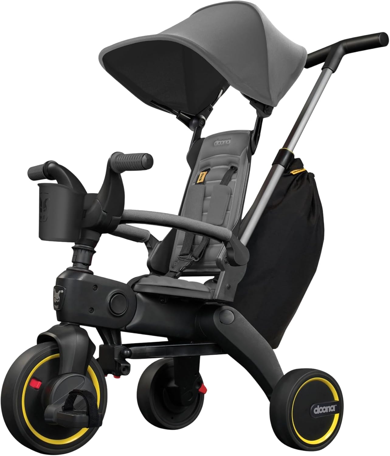 Doona Liki Trike S3, Greyhound – 5-in-1 Compact, Foldable Tricycle – Suitable for Toddlers 10 to 36 Months