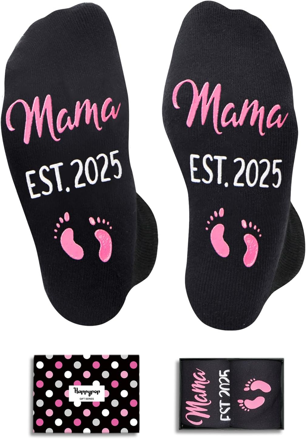 HAPPYPOP New Moms Mother’s Day Gifts – IVF Socks and Pregnancy Socks for Expecting Mom