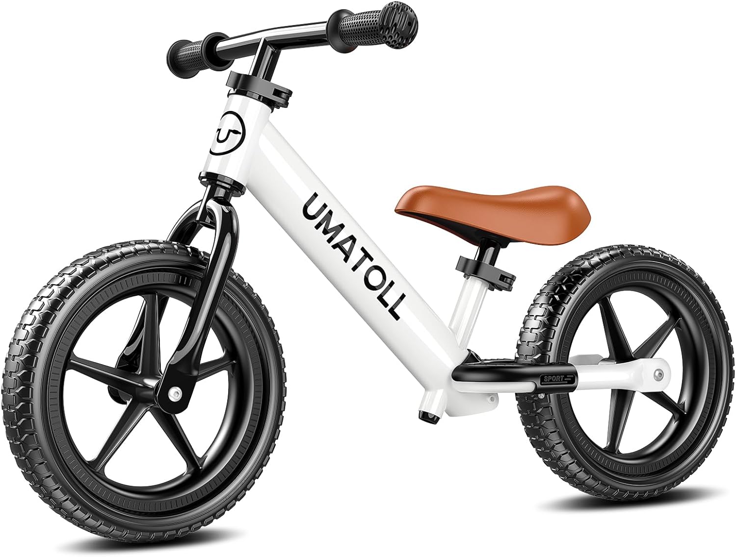 Umatoll Toddler Balance Bike for 2-5 Year Old, Adjustable Kids Toy Bicycle, Gift for Ages 2-3 Girls Boys