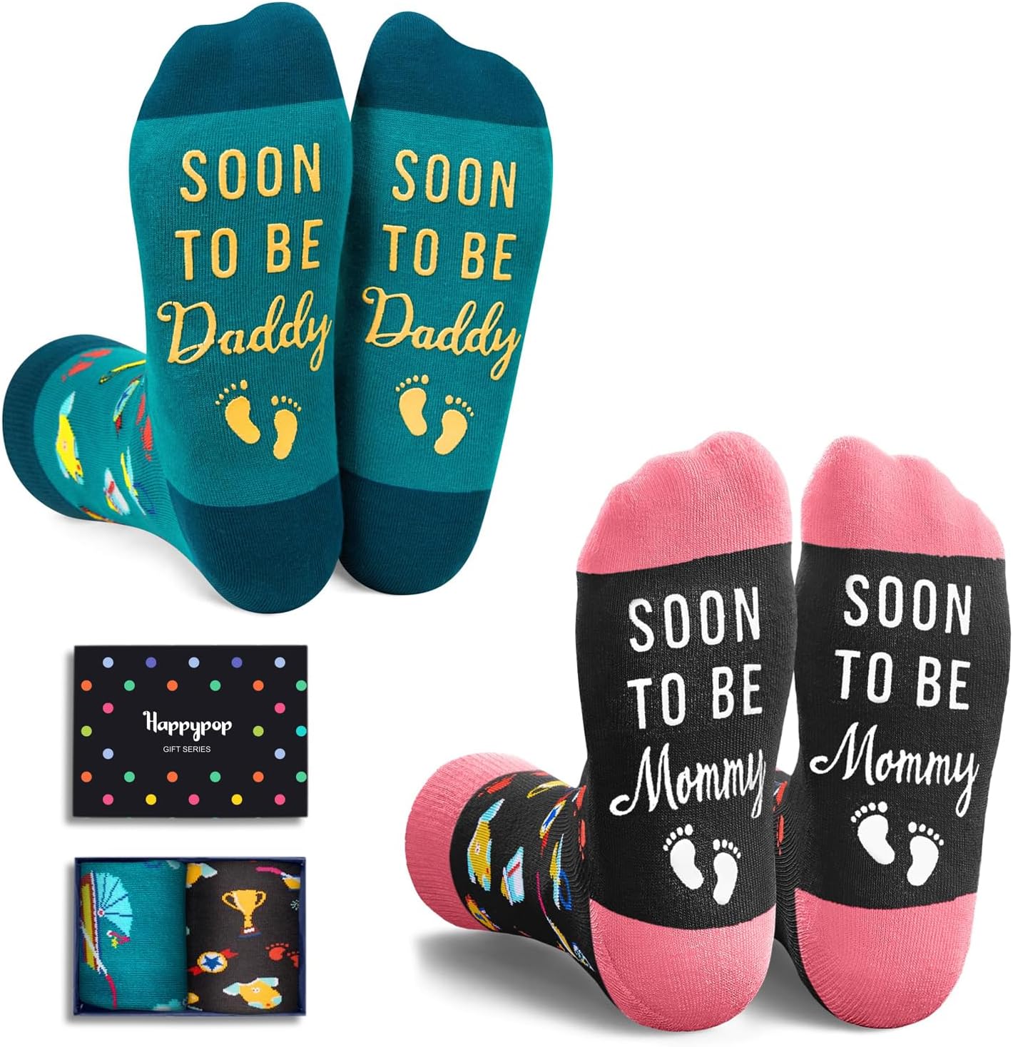 HAPPYPOP Gifts for Women Men – Aunt Uncle Grandparent Parent Socks, Mothers Father Day Socks
