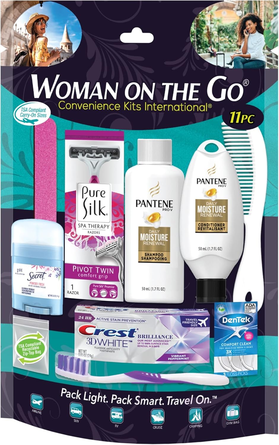 Convenience Kits International Women’s Kit, Multicolor