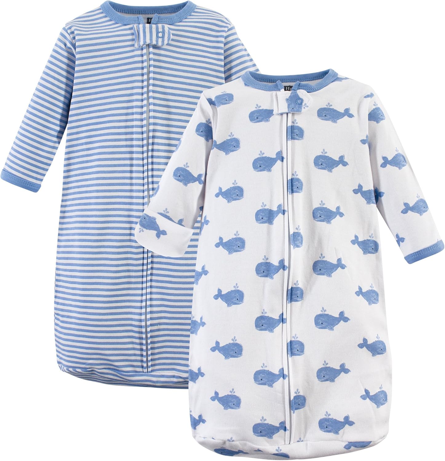 Hudson Baby Unisex Baby Cotton Long-Sleeve Wearable Sleeping Bag, Sack, Blanket