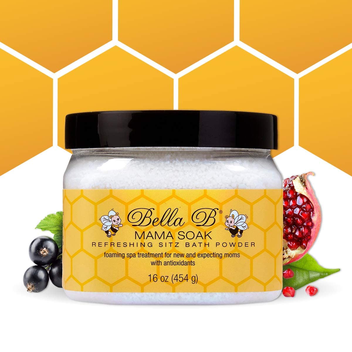 BELLA B Mama Soak 16 oz – Sitz Bath Soak For Postpartum Care – After Birth Care Made with Natural Ingredients – Helps to Heal and Reduce Swelling